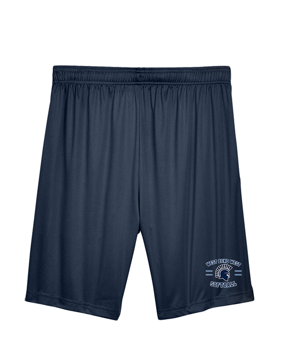 West Bend West HS Softball Curve 2 - Mens Training Shorts with Pockets