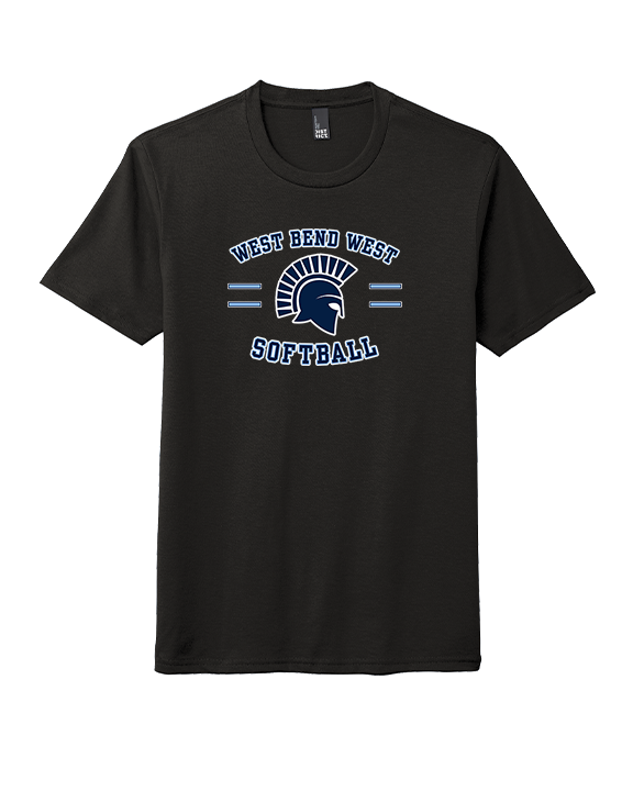 West Bend West HS Softball Curve 2 - Tri-Blend Shirt