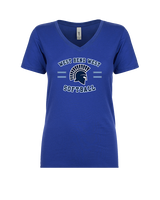West Bend West HS Softball Curve 2 - Womens Vneck
