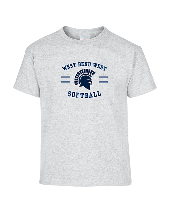 West Bend West HS Softball Curve 2 - Youth Shirt
