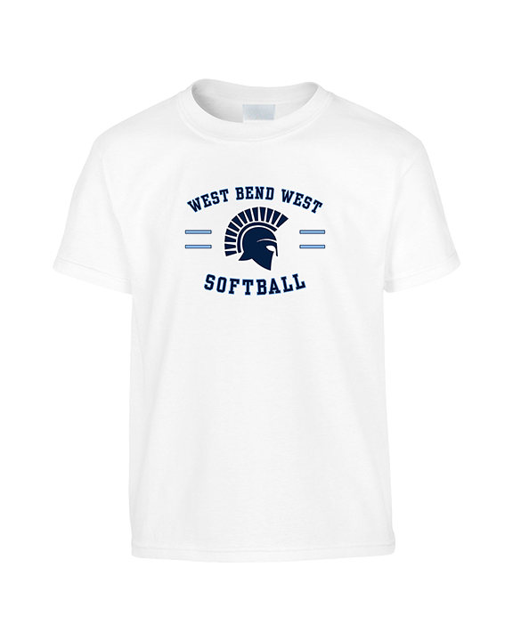 West Bend West HS Softball Curve 2 - Youth Shirt