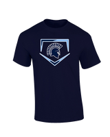 West Bend West HS Softball Plate - Cotton T-Shirt