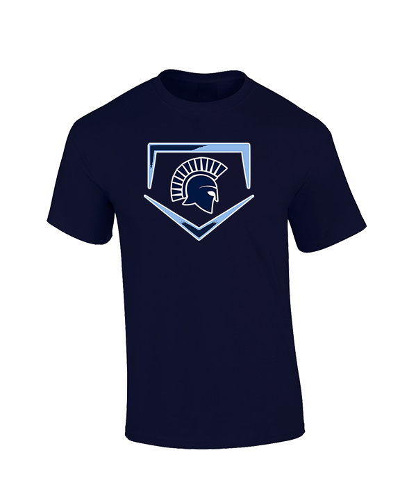 West Bend West HS Softball Plate - Cotton T-Shirt