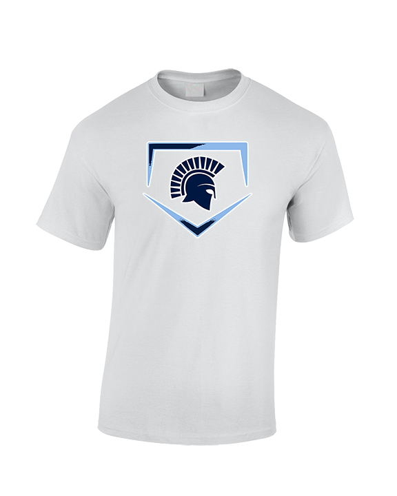 West Bend West HS Softball Plate - Cotton T-Shirt