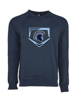 West Bend West HS Softball Plate - Crewneck Sweatshirt