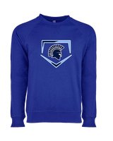 West Bend West HS Softball Plate - Crewneck Sweatshirt