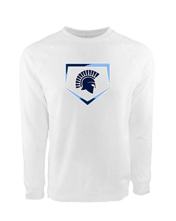 West Bend West HS Softball Plate - Crewneck Sweatshirt