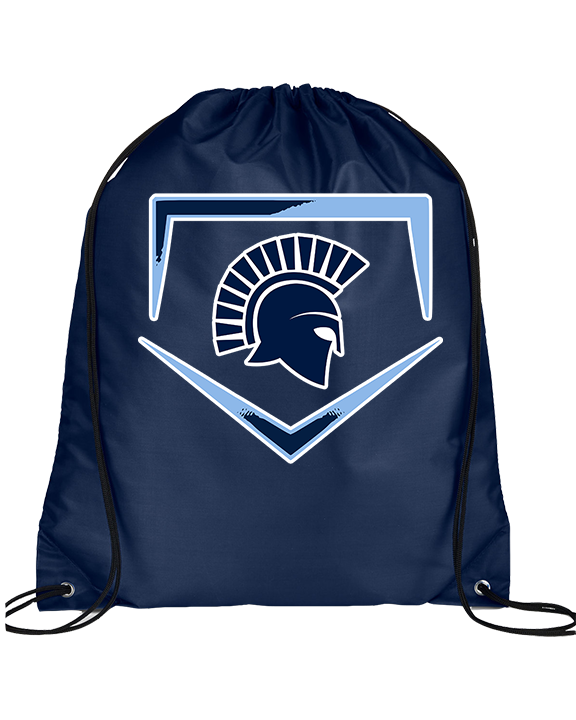 West Bend West HS Softball Plate - Drawstring Bag