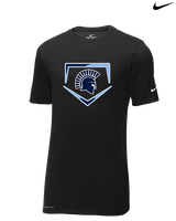 West Bend West HS Softball Plate - Mens Nike Cotton Poly Tee