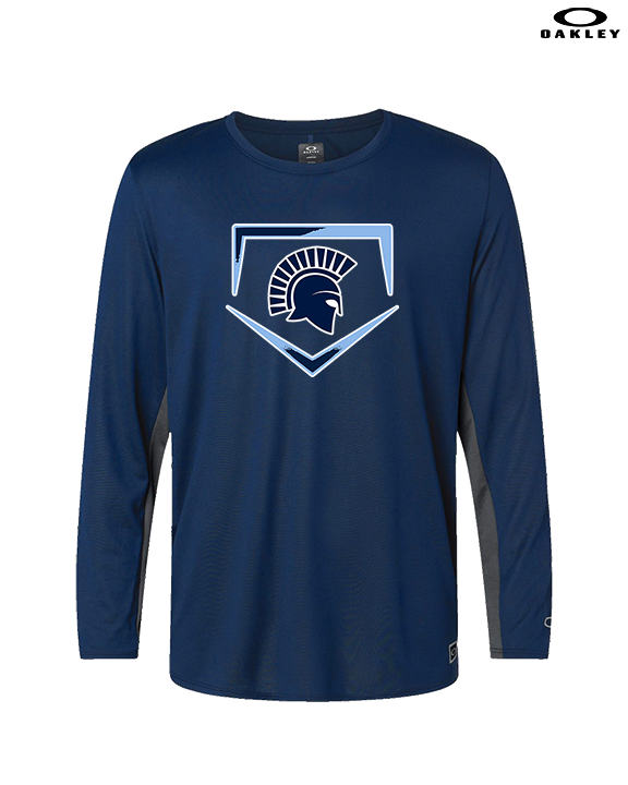 West Bend West HS Softball Plate - Mens Oakley Longsleeve