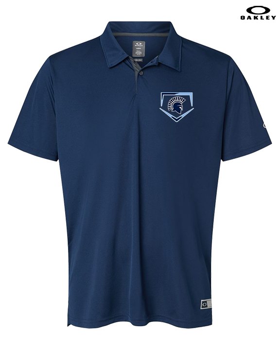 West Bend West HS Softball Plate - Mens Oakley Polo