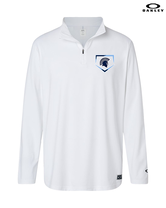 West Bend West HS Softball Plate - Mens Oakley Quarter Zip