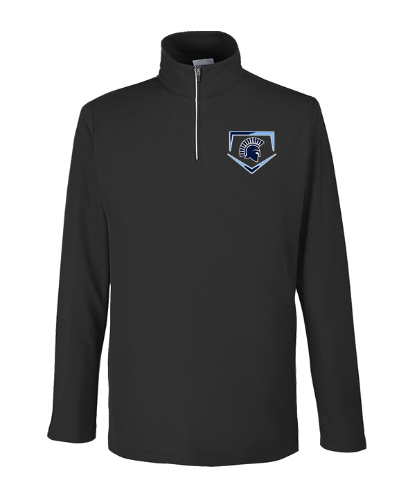 West Bend West HS Softball Plate - Mens Quarter Zip