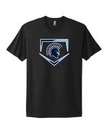 West Bend West HS Softball Plate - Mens Select Cotton T-Shirt