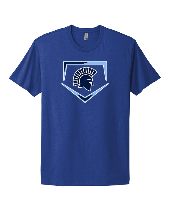 West Bend West HS Softball Plate - Mens Select Cotton T-Shirt