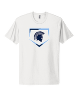 West Bend West HS Softball Plate - Mens Select Cotton T-Shirt