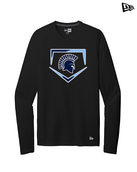 West Bend West HS Softball Plate - New Era Performance Long Sleeve