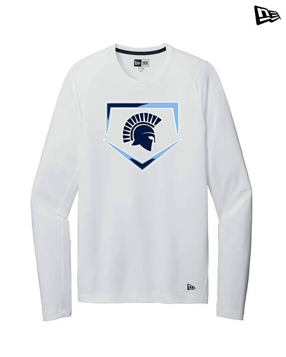 West Bend West HS Softball Plate - New Era Performance Long Sleeve