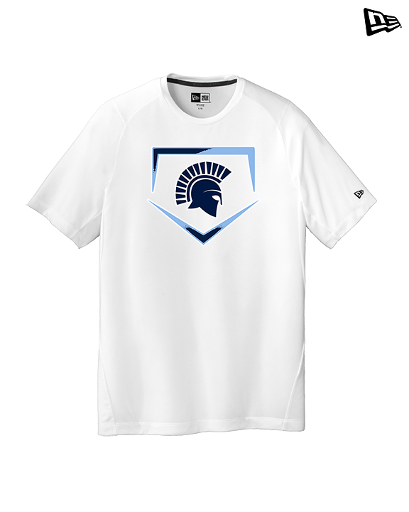 West Bend West HS Softball Plate - New Era Performance Shirt