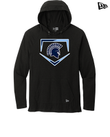 West Bend West HS Softball Plate - New Era Tri-Blend Hoodie
