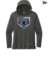 West Bend West HS Softball Plate - New Era Tri-Blend Hoodie