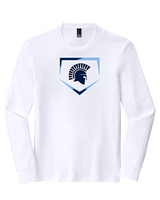 West Bend West HS Softball Plate - Tri-Blend Long Sleeve