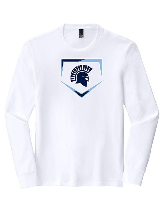 West Bend West HS Softball Plate - Tri-Blend Long Sleeve