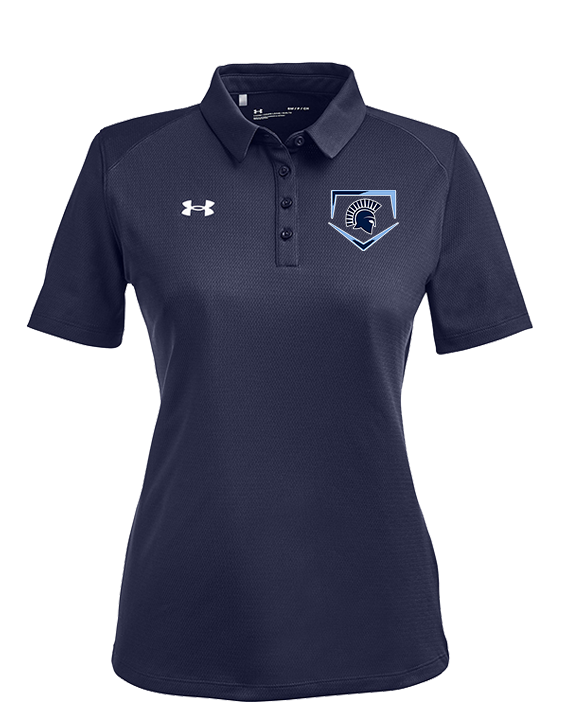 West Bend West HS Softball Plate - Under Armour Ladies Tech Polo
