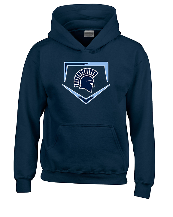 West Bend West HS Softball Plate - Unisex Hoodie