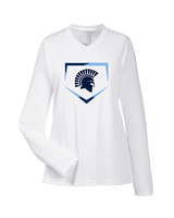 West Bend West HS Softball Plate - Womens Performance Longsleeve