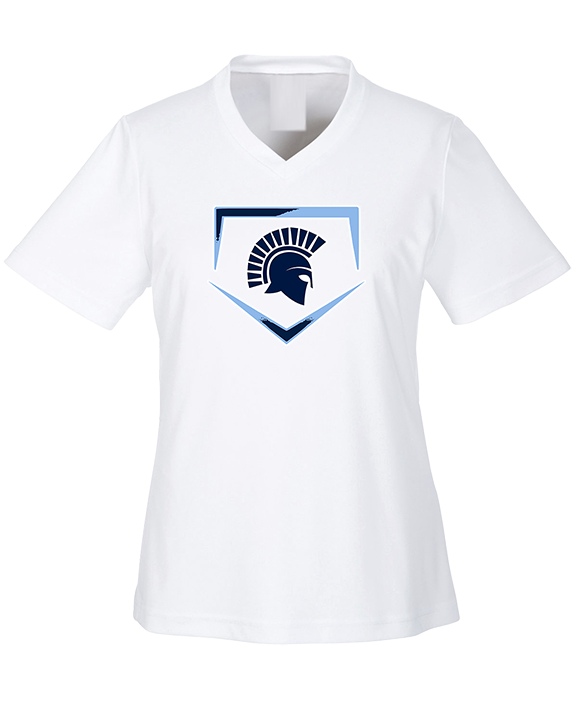 West Bend West HS Softball Plate - Womens Performance Shirt