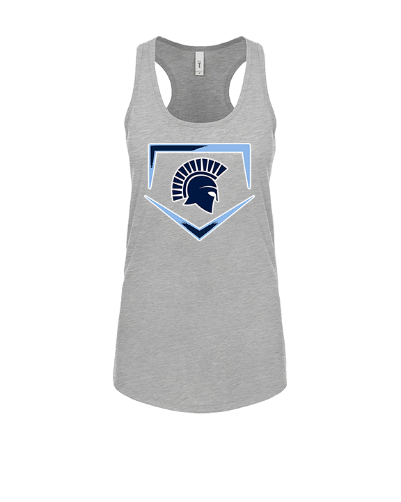 West Bend West HS Softball Plate - Womens Tank Top