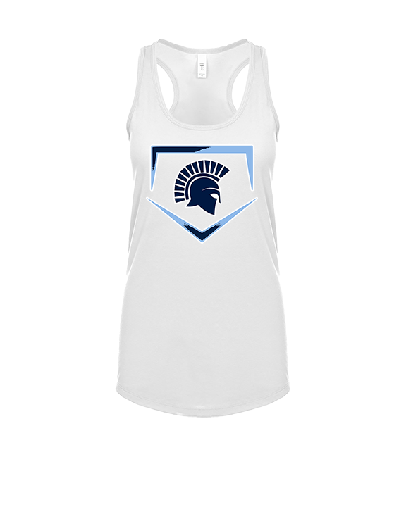 West Bend West HS Softball Plate - Womens Tank Top
