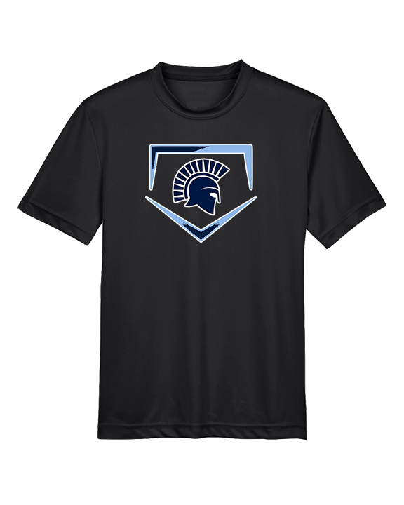 West Bend West HS Softball Plate - Youth Performance Shirt