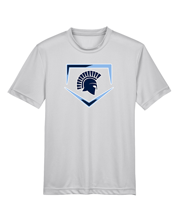 West Bend West HS Softball Plate - Youth Performance Shirt