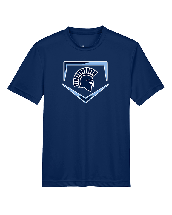 West Bend West HS Softball Plate - Youth Performance Shirt