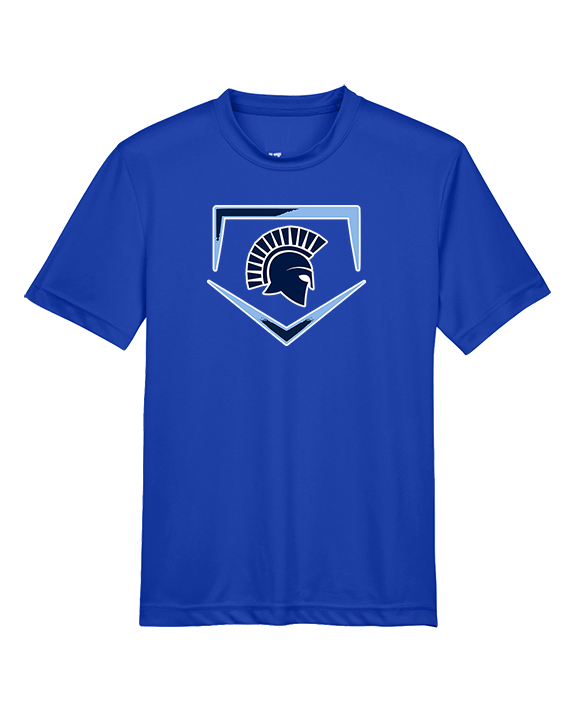 West Bend West HS Softball Plate - Youth Performance Shirt