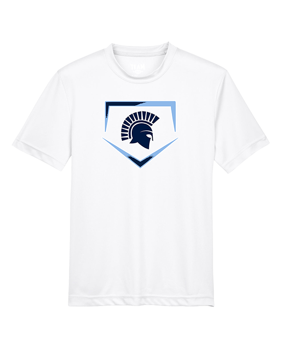 West Bend West HS Softball Plate - Youth Performance Shirt