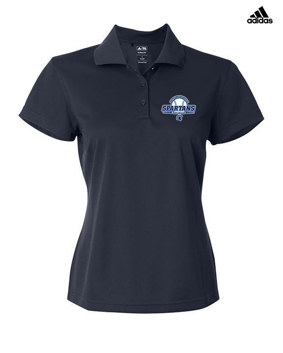 West Bend West HS Softball Primary Logo - Adidas Womens Polo