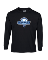 West Bend West HS Softball Primary Logo - Cotton Longsleeve