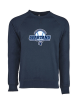 West Bend West HS Softball Primary Logo - Crewneck Sweatshirt