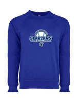 West Bend West HS Softball Primary Logo - Crewneck Sweatshirt