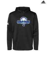 West Bend West HS Softball Primary Logo - Mens Adidas Hoodie