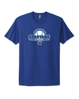 West Bend West HS Softball Primary Logo - Mens Select Cotton T-Shirt