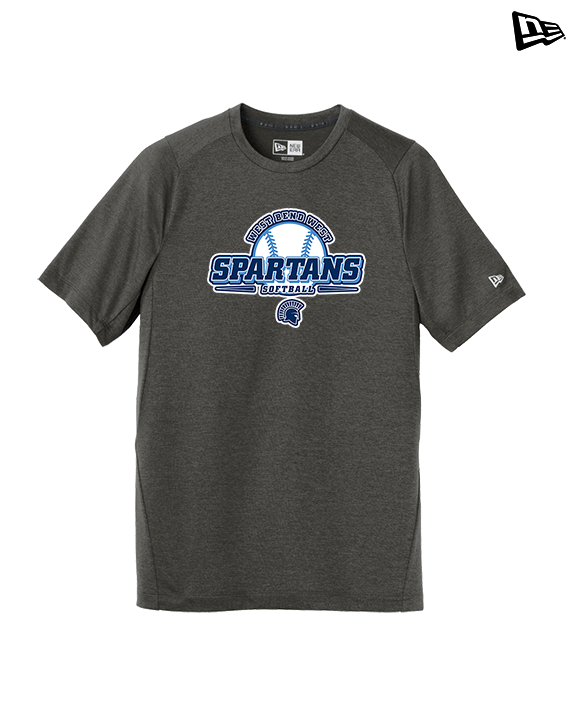 West Bend West HS Softball Primary Logo - New Era Performance Shirt