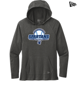 West Bend West HS Softball Primary Logo - New Era Tri-Blend Hoodie