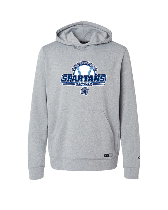 West Bend West HS Softball Primary Logo - Oakley Performance Hoodie