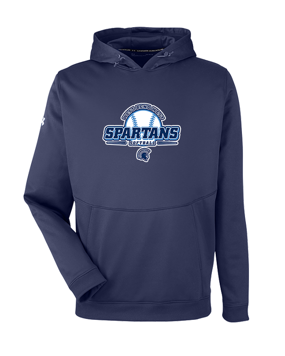 West Bend West HS Softball Primary Logo - Under Armour Mens Storm Fleece