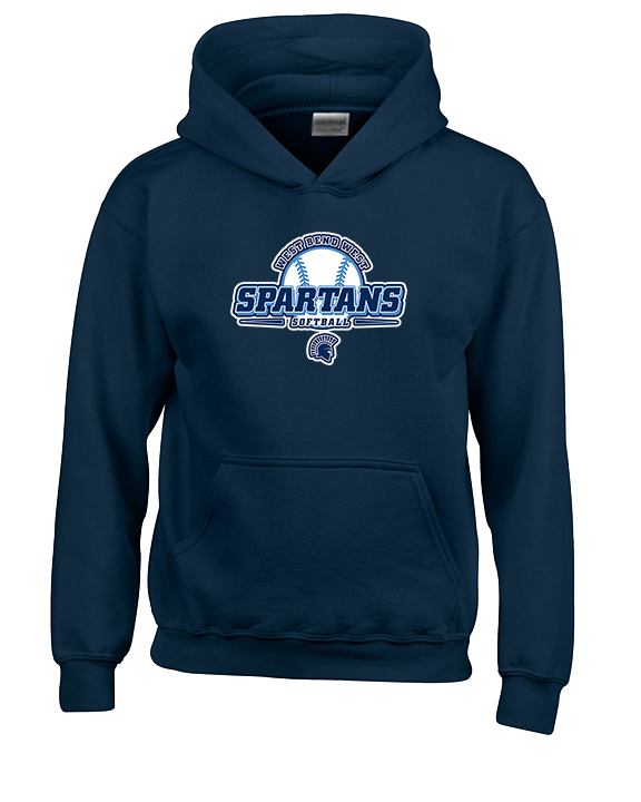 West Bend West HS Softball Primary Logo - Unisex Hoodie