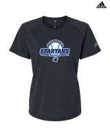 West Bend West HS Softball Primary Logo - Womens Adidas Performance Shirt